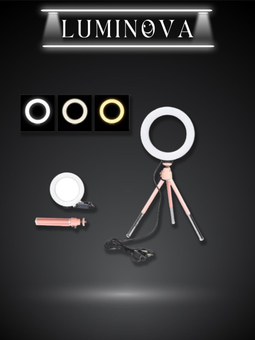 Anneau lumineux led