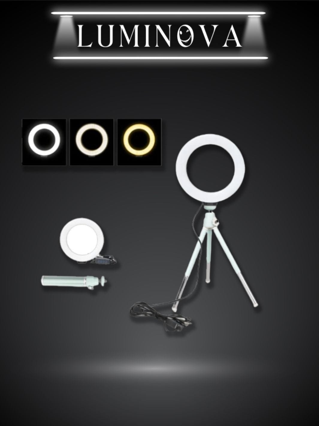 Anneau lumineux led