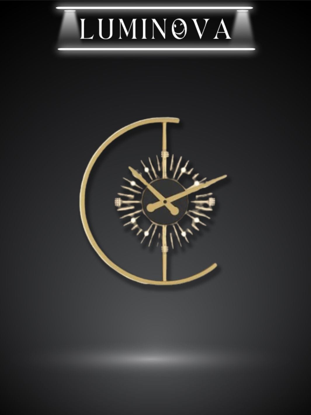 Horloge murale led