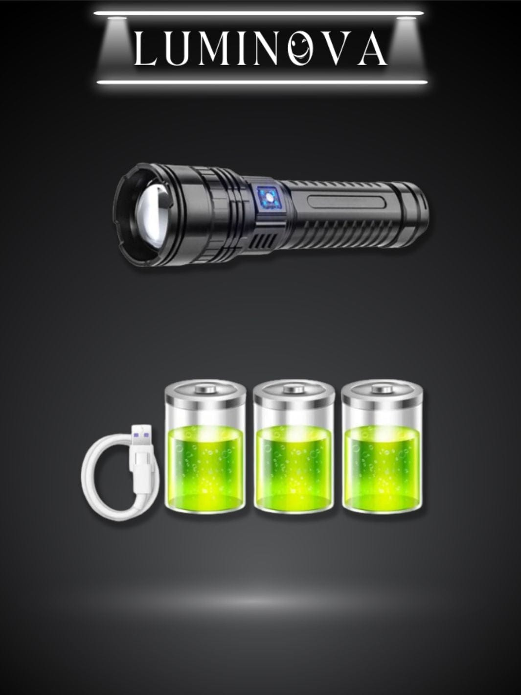 Lampe led puissante rechargeable