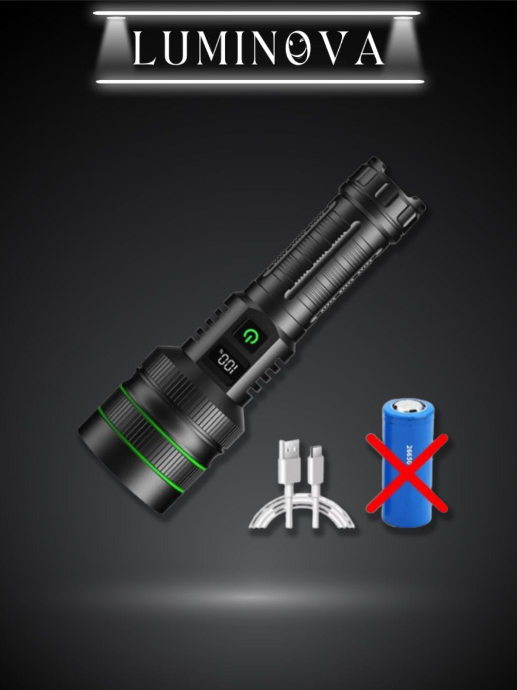 Lampe torche led rechargeable puissante