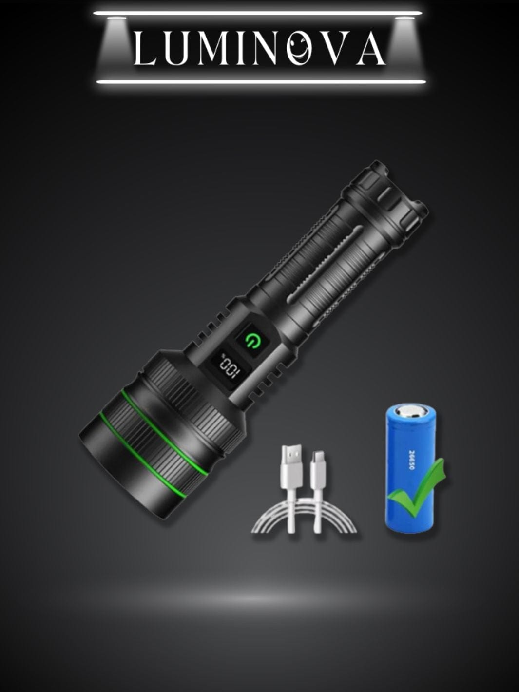 Lampe torche led rechargeable puissante
