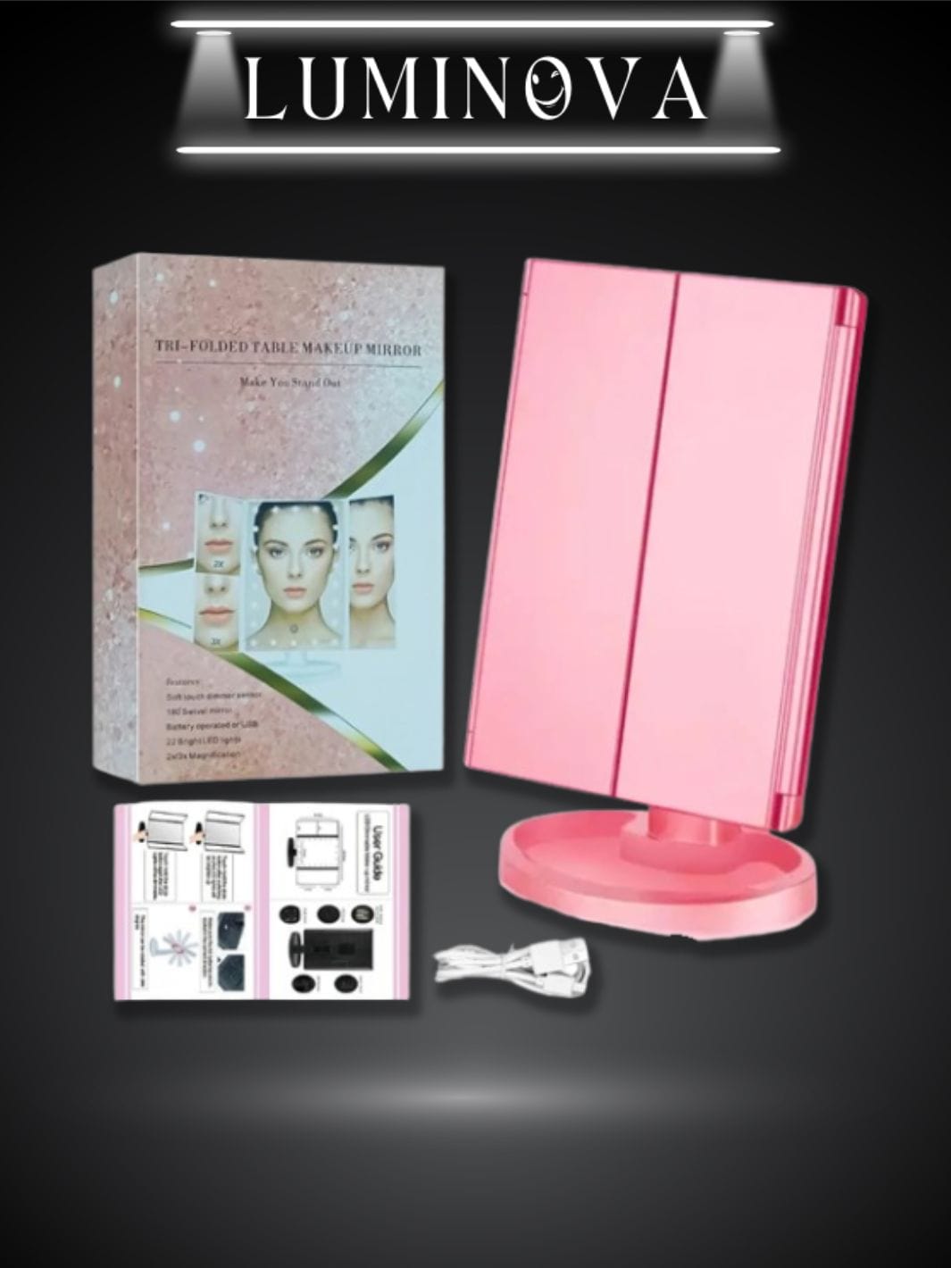 Led miroir