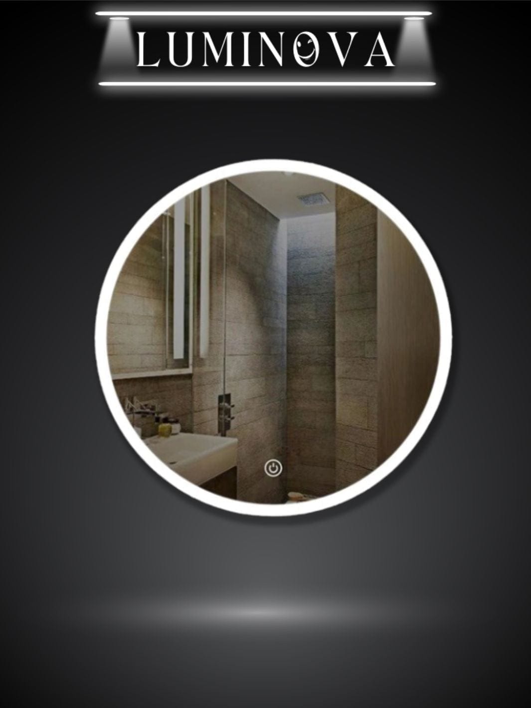 Miroir led rond