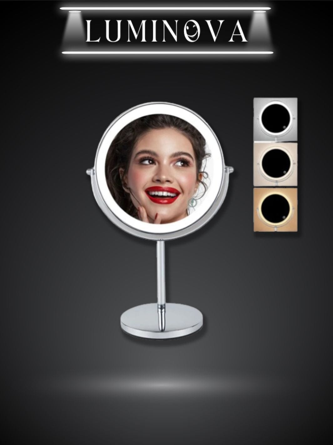 Miroir rond led
