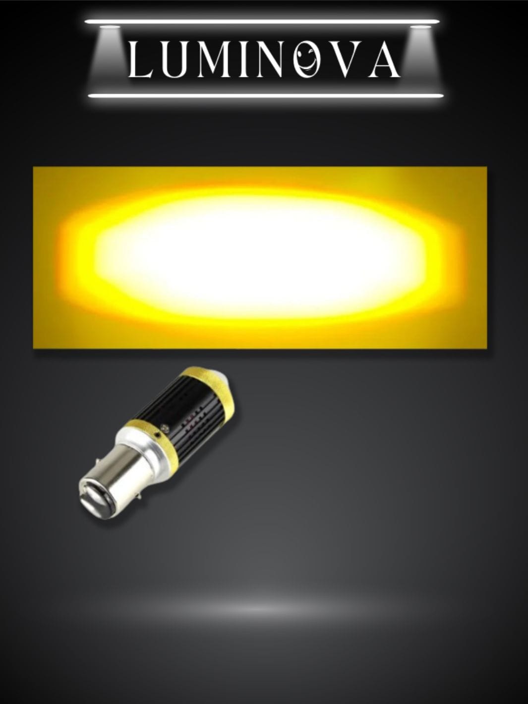 Phare moto led clignotant
