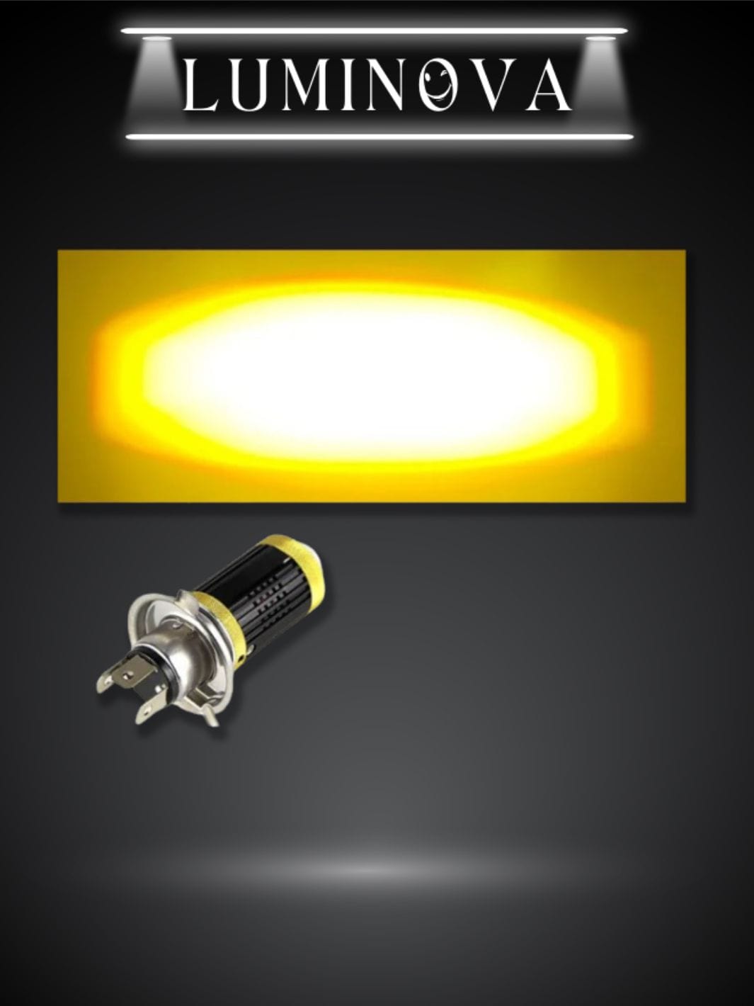 Phare moto led clignotant