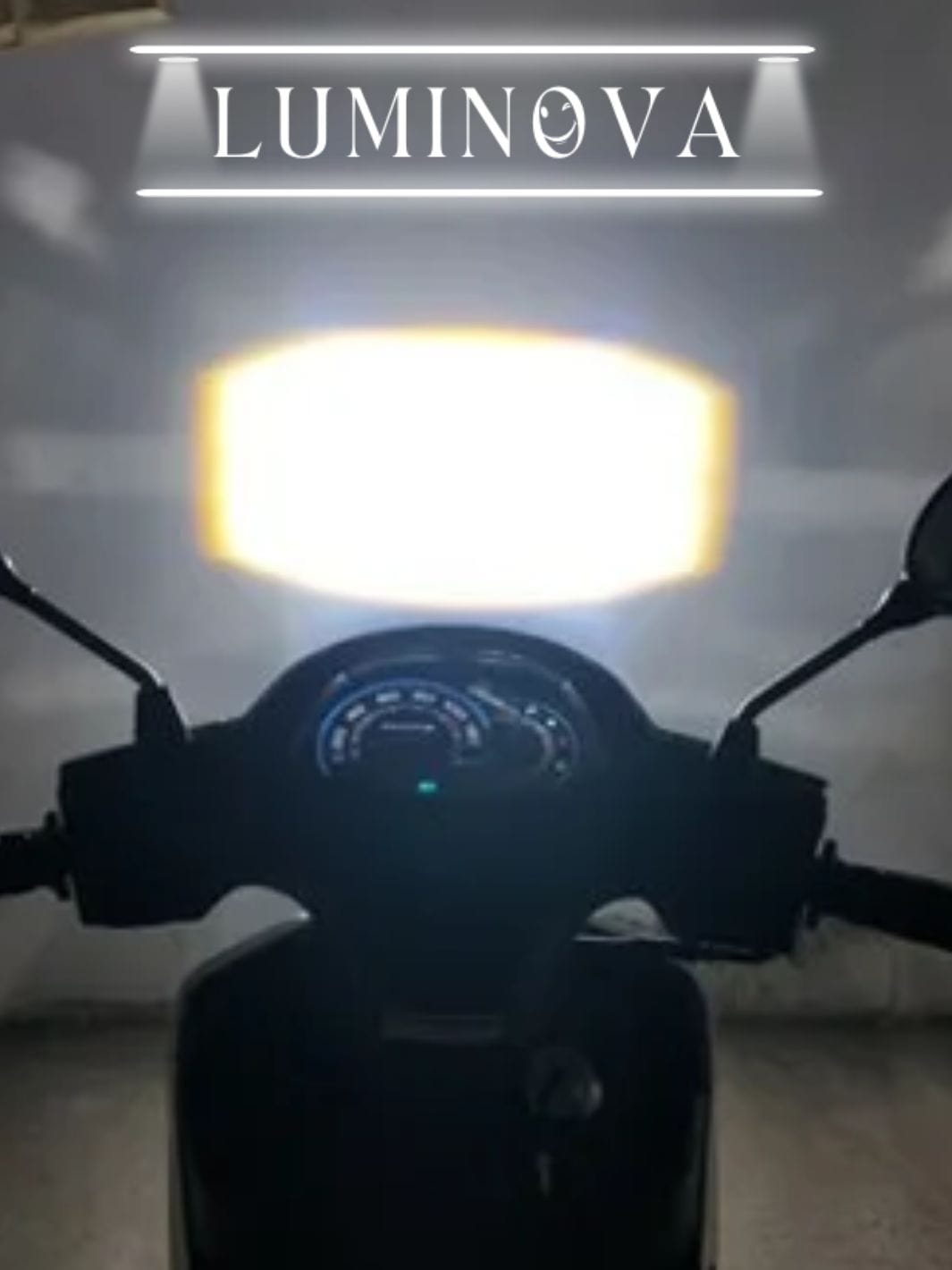 Phare moto led clignotant