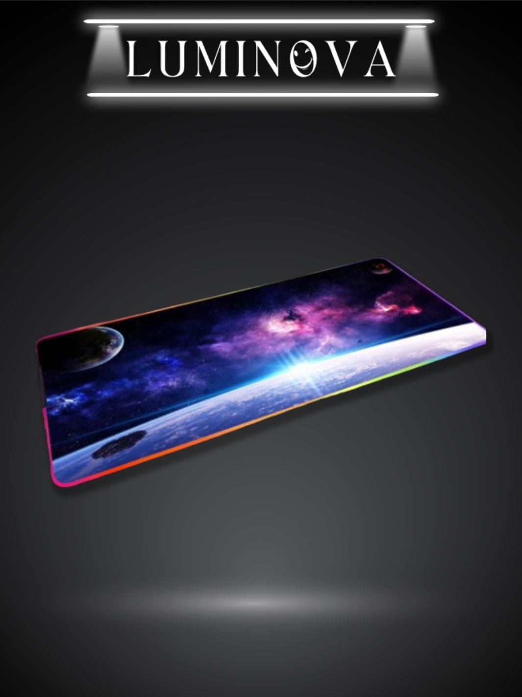 Tapis gaming sol led