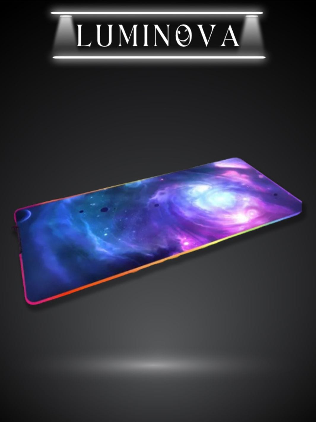 Tapis gaming sol led
