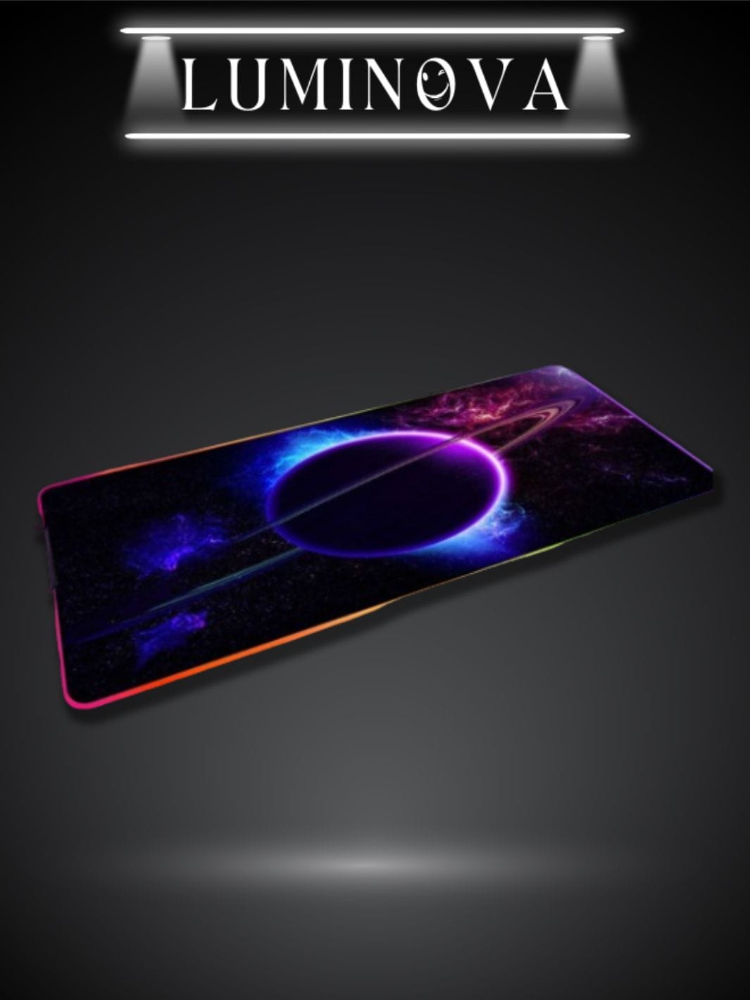 Tapis gaming sol led