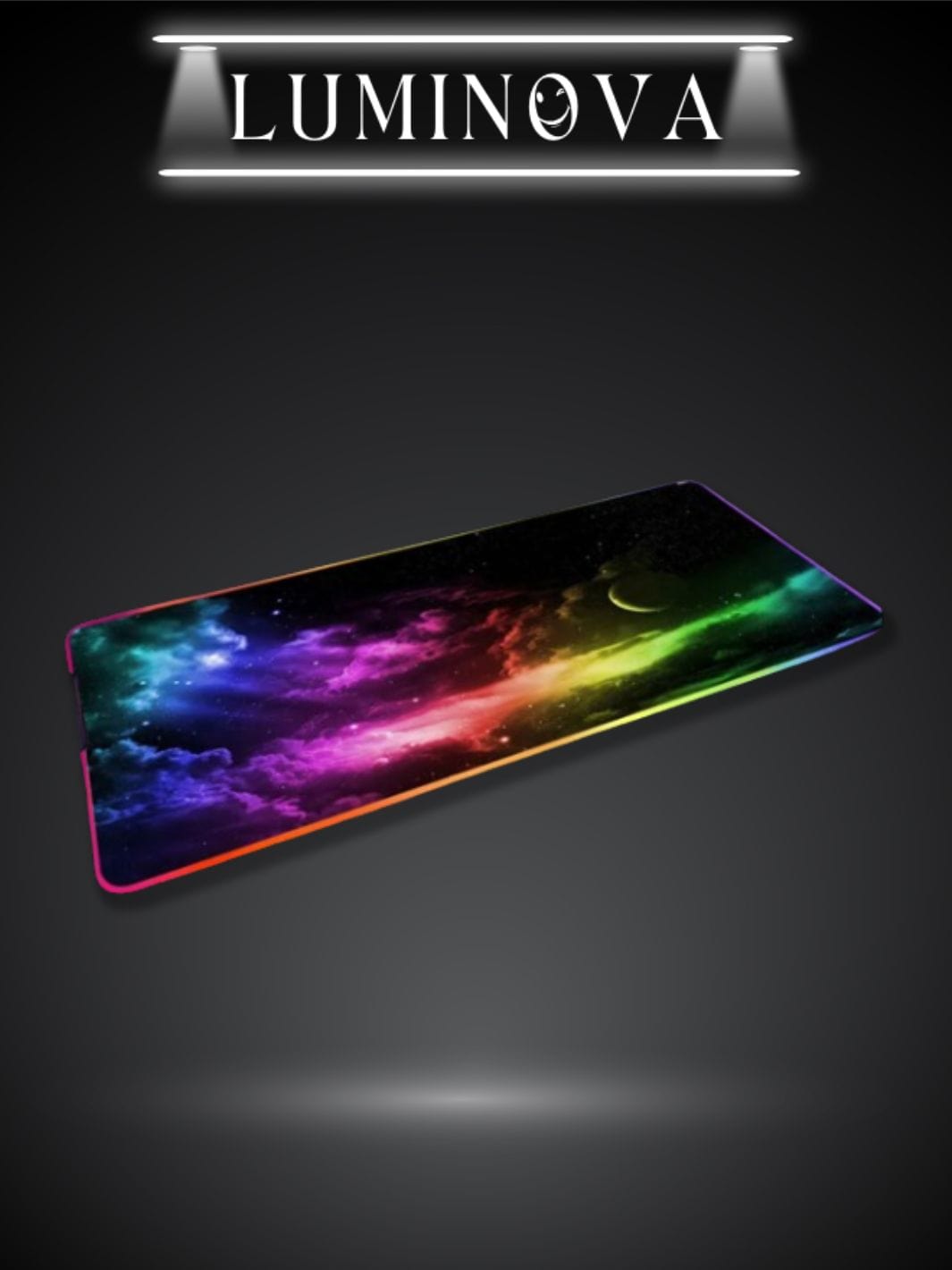 Tapis gaming sol led